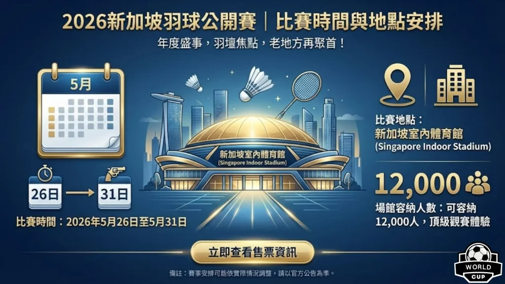 新加坡羽球公開賽時間