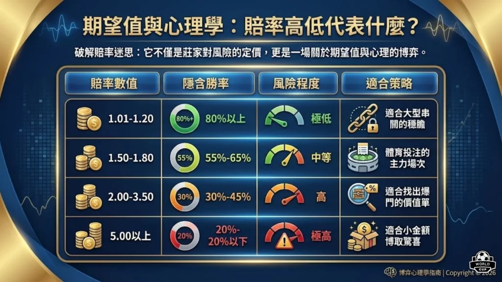 賠率高低代表什麼