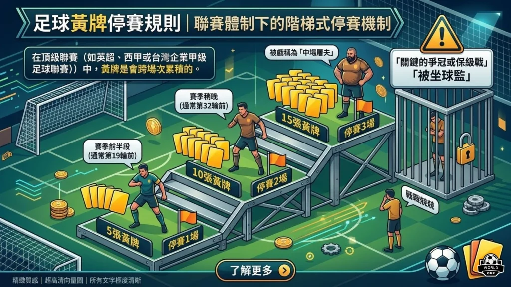 足球黃牌停賽規則